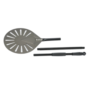 Pelle à pizza ronde perforée en Aluminium - 82 cm – Image 3